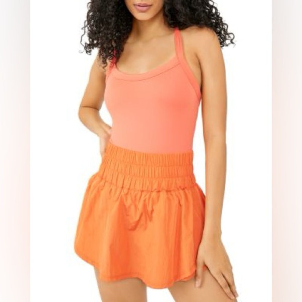Free People Movement Way Home Skort Romper 
Color: Morning Burst
Size: Xs
